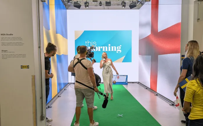 Interactive content studio for IKEA