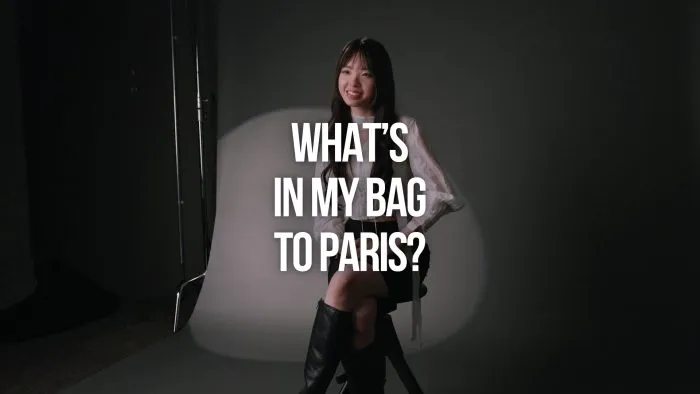 What's in my bag to Paris