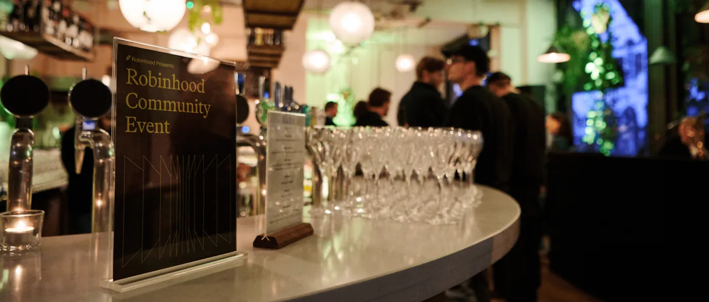 Event Branding and AV for Robinhood Launch Event